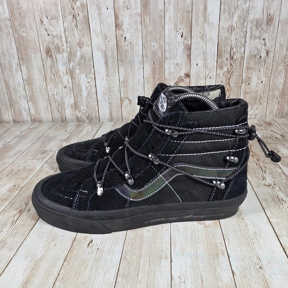 Vans SK8-Hi MTE Zapatos de Skate Parte Superior Alta Gamuza Cordones Negros para Hombres 8.5 Para mujeres 8.5 Foto 2 de 4