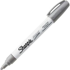 35560 Sharpie Oil-Based Paint Marker, Silver Ink, Medium Tip, Pack of 1