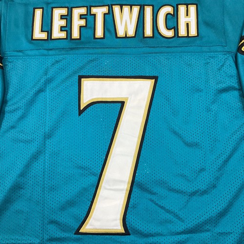 New Reebok Byron Leftwich Jacksonville Jaguars VTG 00's Authentic Jersey Sz 50 - Picture 12 of 15