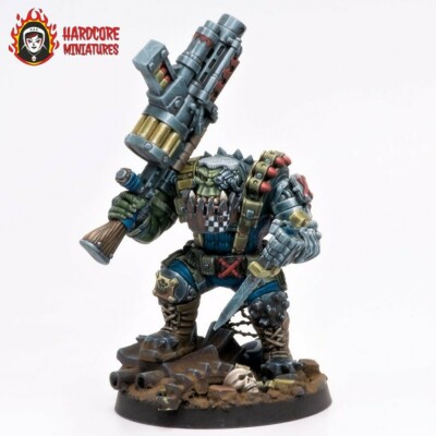 Cabork - Marvel Cable Ork - Hardcore Miniatures- Ork Kommandos Snikrot Nobz