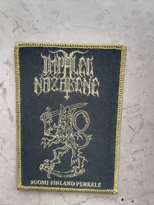 Impaled Nazarene 	Suomi Finland Perkele Patch Sarcófago Beherit Sodom Marduk