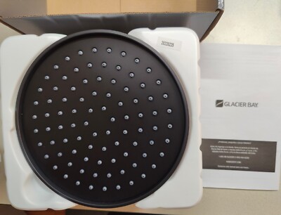 Glacier Bay Raincan 7.4  Shower head, 1 Spray Setting, 1.8gpm Matte Black