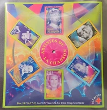 FRANCE - SCOTT# 2824a (2819 - 2824) - SOUVENIR SHEET - MNH - CAT $12.00