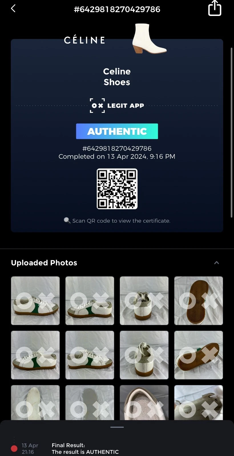 Sneakers basse da donna Celine in pelle bianca Triomphe marcate come 40 10 US