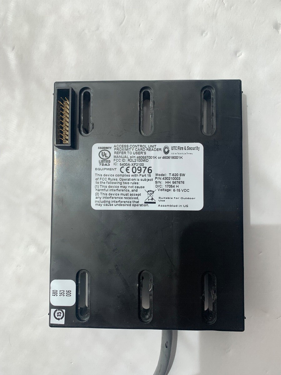 Interlogix UTC Fire T-520 SW Card Proxcard iClass Mifare Proximity