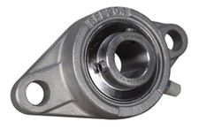 3/4" Stainless Steel Two Bolt Flange Bearing SSUCFL204-12, SUCSFL204-12 SpinCo