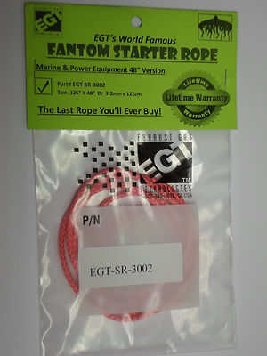 Fantom Heavy Duty Power Equipment Starter/ Recoil Rope 48''  LIFETIME WARRANTY