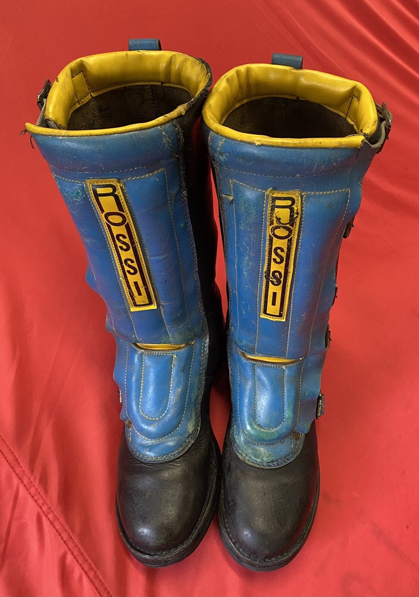 VINTAGE ROSSI MOTORBIKE SPEEDWAY BOOTS VMX TRIALS ENDURO SCRAMBLE