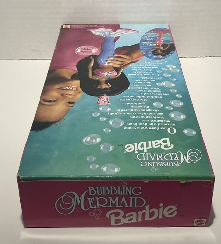 1996 Barbie Bubbling Mermaid Doll African American 16132 NIB Mattel NEW - Picture 7 of 10