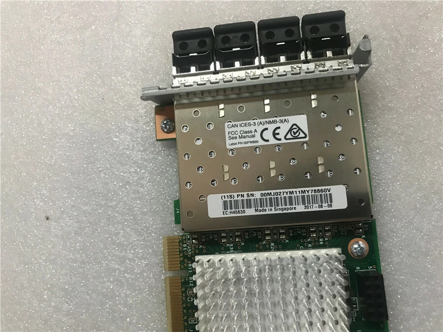 IBM 4 PORT 8 GBPS PCI-E FIBRE CHANNEL CARD FOR V7000 G2 P/N - 00MJ027 00MJ028 - Image 2 of 4