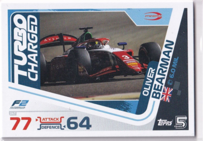 Topps F1 Turbo Attax 2024 Formel 247 Oliver Bearman Turbo