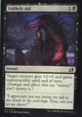 Unlikely Aid - Ikoria: Lair of Behemoths: #103, Magic: The Gathering Nm R127