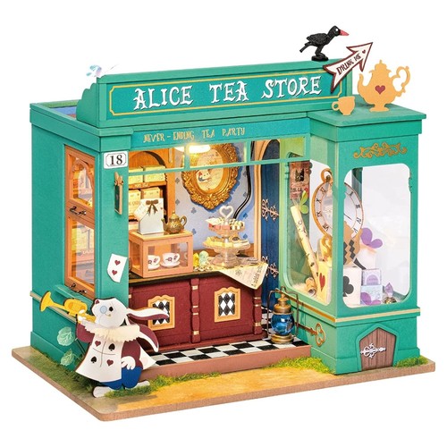 Rolife Kit Casa delle Bambole Fai da Te Mobili in Miniatura Legno 3D Mini Casa Regalo con LED - Foto 3 di 9
