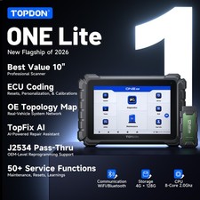 2026 TOPDON ONE Lite Car Diagnostic Tool ECU Online Coding J2534 Programming UK