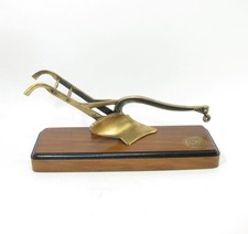 VTG John Deere 150 Anniversary Brass One Bottom Walking Plow Plaque 1837-1987