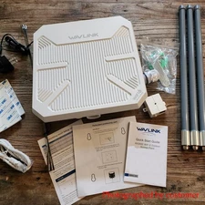 Long Range Outdoor WiFi Extender 3000Mbps WIFI 6 Dual Band Router AP PoE Power