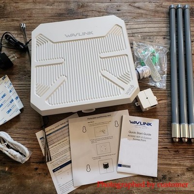 Long Range Outdoor WiFi Extender 3000Mbps WIFI 6 Dual Band Router AP PoE Power