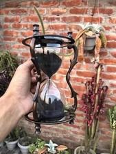Sand Timer Hourglass Brass Nautical Maritime Hour Glass Vintage Sand Clock Gift