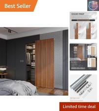 38inch Concealed Sliding Barn Door Hardware with Soft Close Mechanism, Alumin...