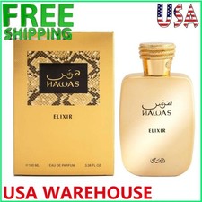 Hawas Elixir By Rasasi 3.38oz Eau De Parfum Spray for Men