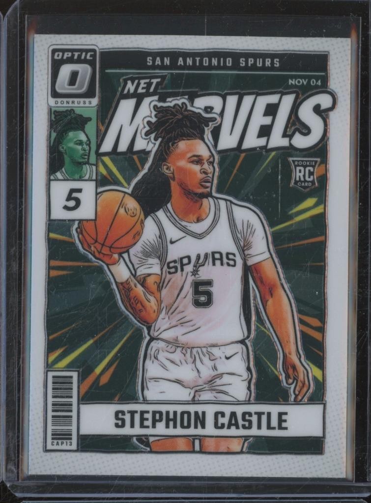 2024-25 Panini Donruss Optic STEPHON CASTLE RC Rookie Net Marvels CW1