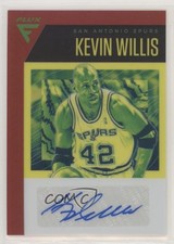 2019-20 Panini Chronicles Flux Auto Red Kevin Willis #FA-KWI Auto 3c7