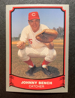 Johnny Bench 1988 BASEBALL LEGENDS Cinncinati Reds PACIFIC TRADING
