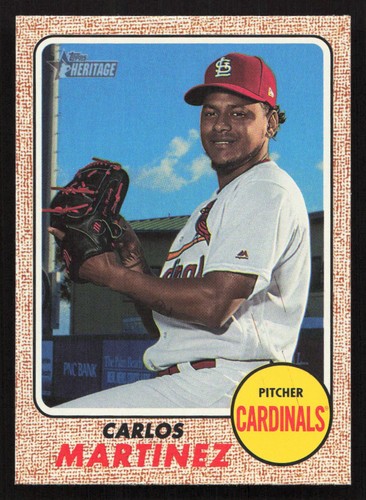 2017 Topps Heritage Carlos Martinez #706 Karte