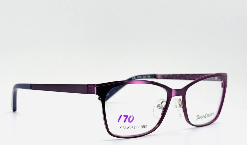 JUICY COUTURE JU147 0JLJ Púrpura Mujer Semi Gato Anteojos 51-15-135 B:36 Foto 3 de 4