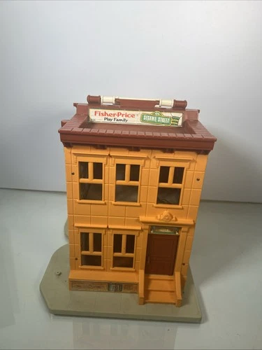 Vintage Fisher Price Little People #938 Sesame Street House 1975 Playset
