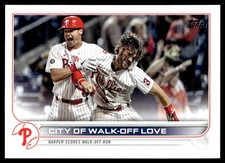 2022 Topps #321 City of Walk-Off Love MLB Baseball