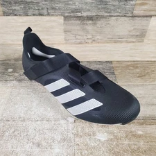 Adidas The Indoor Cycling Shoes Mens Sz 5.5 Womens 6.5 Core Black White Lace Up