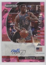 2020 Panini Prizm Draft Picks Prospect Pink Ice Mustapha Heron #PA-MU Auto 0n7b