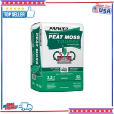 2.2 cu. ft. Sphagnum Peat Moss Multiple uses, Conditions soil Improving aeration