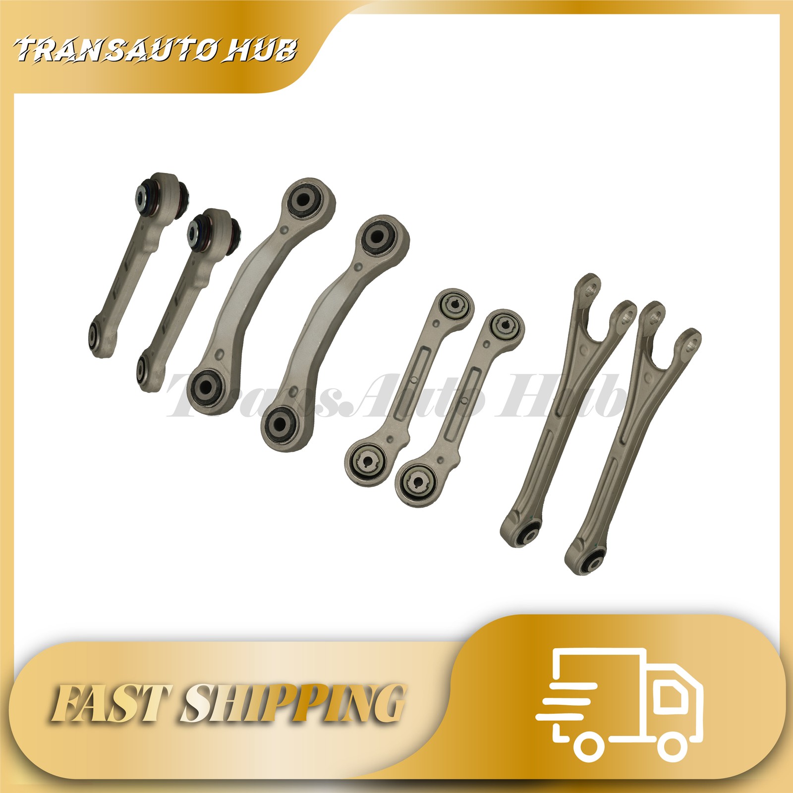 8PCS Rear Suspension Control Arm Kit For 2017+ Maserati Levante