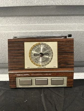 VINTAGE Realistic Weatheradio TimeKube Receiver Weather Radio  12-148 Untested