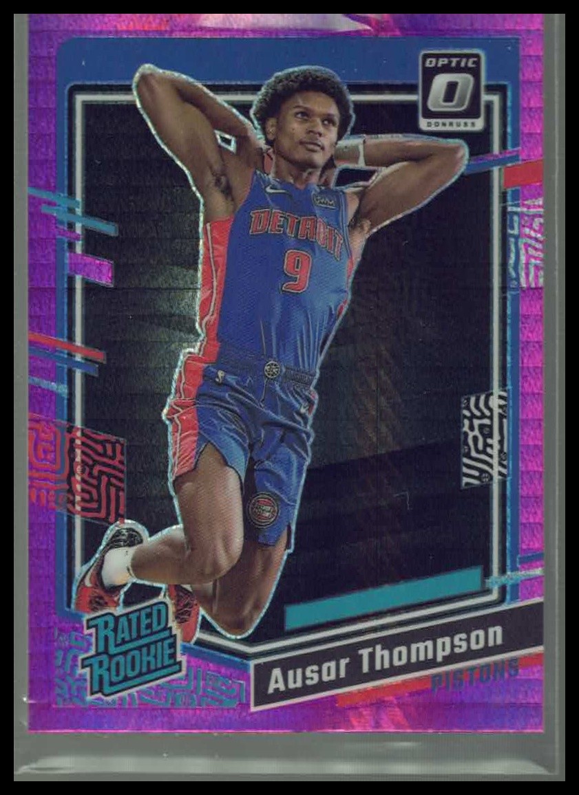 2023-24 Donruss Optic #235 Ausar Thompson Hyper Pink