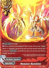 Buddyfight TCG card S-BT01A-CP01/0017EN R Heavenz Sunshine Buddy Lineage