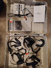 Califone1218AV-PY ListeningCenter W 2924AV-P Headsets 6 CassettePlayer CAS1500