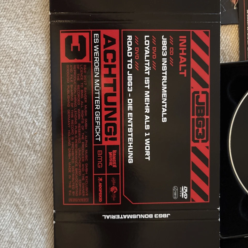 JBG3 / Farid Bang + Kollegah Premium Box / 3 CDs + 2 Dvds / Poster / Sticker - Bild 3 von 4