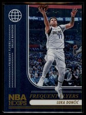 Luka Doncic 2024-25 Hoops #3 Frequent Flyers Holo Dallas Mavericks