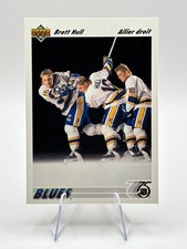 1991-92 Upper Deck - Brett Hull #464 French