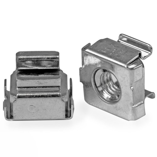 StarTech.com 50 Pkg M5 Cage Nuts for Server Rack Cabinets - M5 cage nuts - Rack - 第 1/3 張圖片