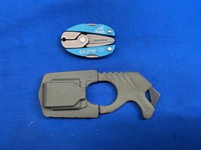 Gerber Eclipse Multi Tool Knife and Strap Cutter Lot of 2 Tools Fiskars