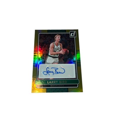 2024-25 Panini Donruss Retro 2014 Gold /10 Larry Bird #RAU-LBC Auto HOF. Celtics