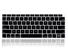 French Language AZERTY Silicone Keyboard Cover Skin for MacBook Air 13 with R...