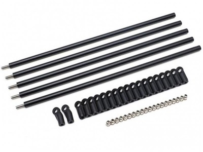 Team Raffee Co. DIY Aluminum Link Set w/ Rod Ends (M4 All Thread) for Crawlers 5