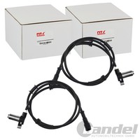 2X NTY ABS-SENSOR Raddrehzal Vorne Passend FüR Fiat Brava Bravo | HCA-FT-000