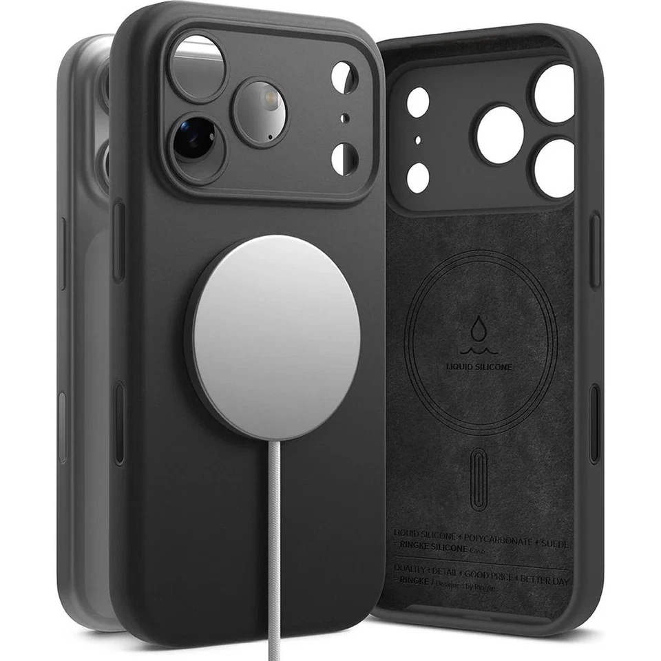 Handyhülle für iPhone 17 Pro Max Ringke Case Cover Schutz Hülle Etui Schwarz