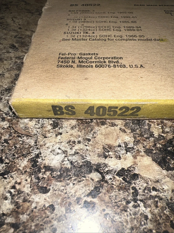 Fel-Pro BS 40522 Gasket Set Made In USA Fits GEO METRO 1989-1997 - Image 3 of 4